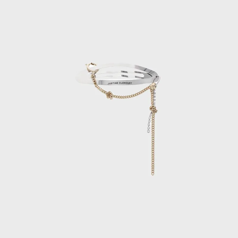 Justine Clenquet Amber Hair Clip - Gold / Palladium made by Justine Clenquet