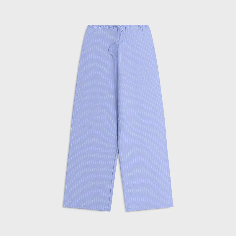 GUIZIO Stripe Lounge Pant - Blue / White sold by Kith