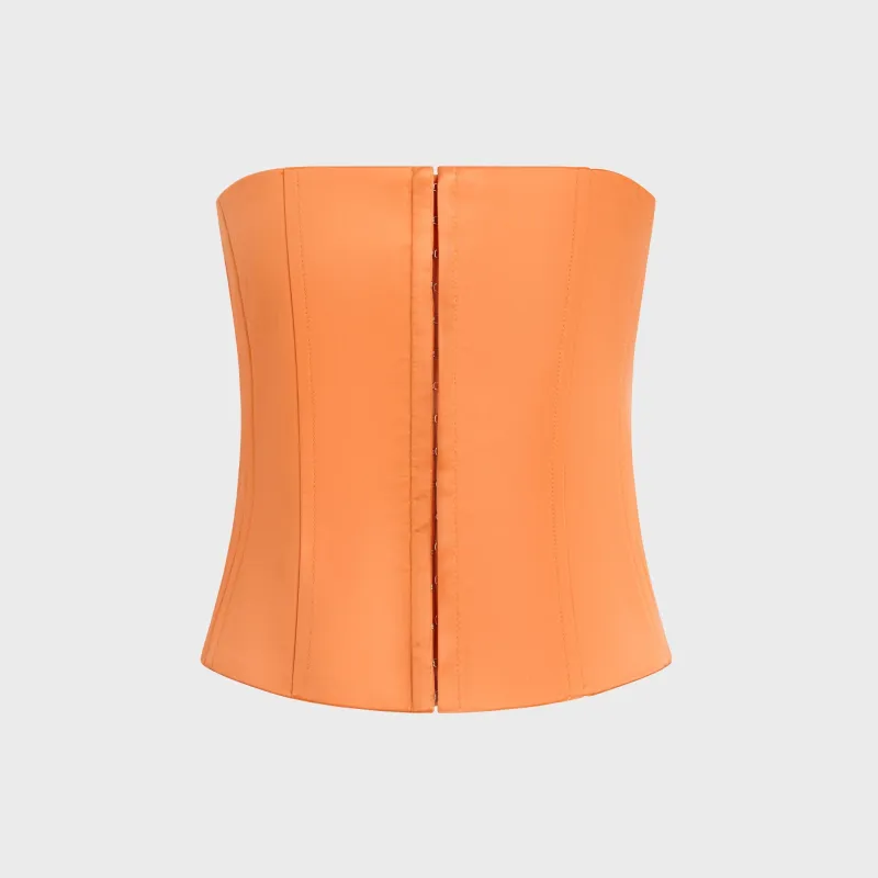 GUIZIO Satin Corset - Sunset sold by Kith