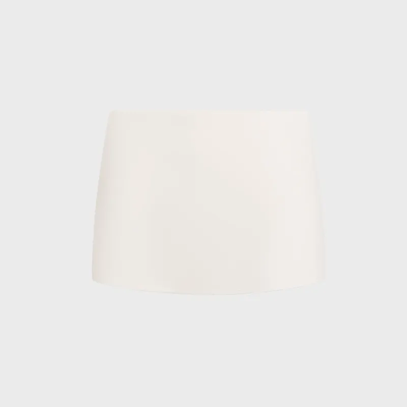 GUIZIO Micro Mini Stretch Skirt - White sold by Kith
