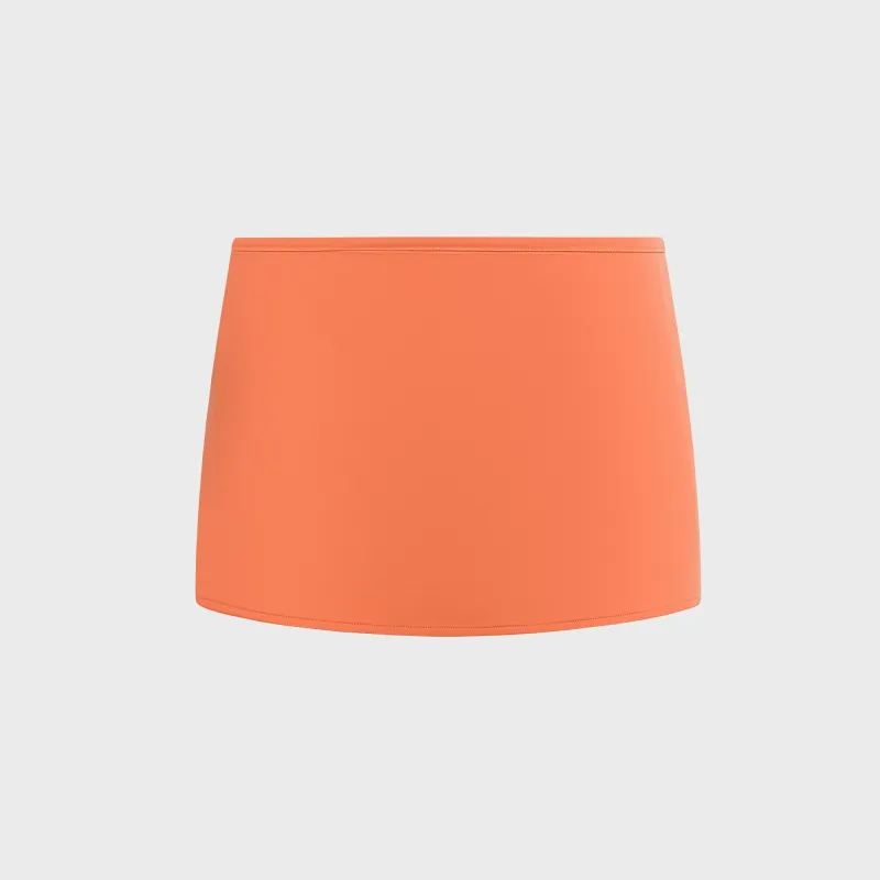 GUIZIO Micro Mini Skirt - Tangerine sold by Kith