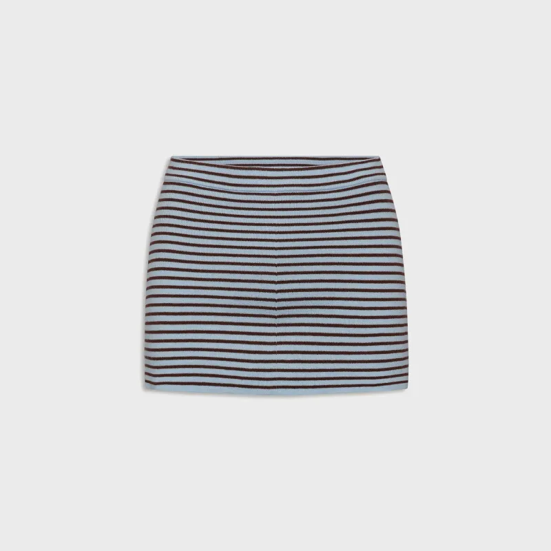 Frankies Bikinis Marialla Cloud Knit Skort - Montauk Stripe sold by Kith