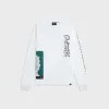 by Parra Your Face Long Sleeve Tee - White sold by Kith