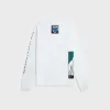 by Parra Your Face Long Sleeve Tee - White sold by Kith