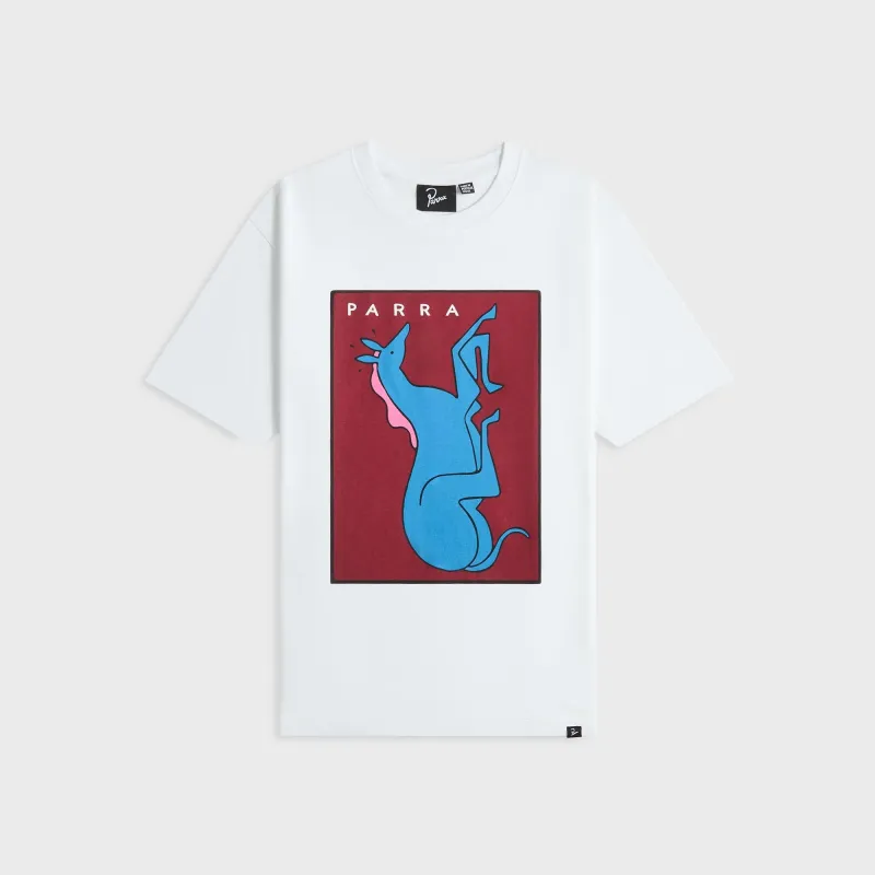 by Parra Vertical Horse Tee - White sold by Kith