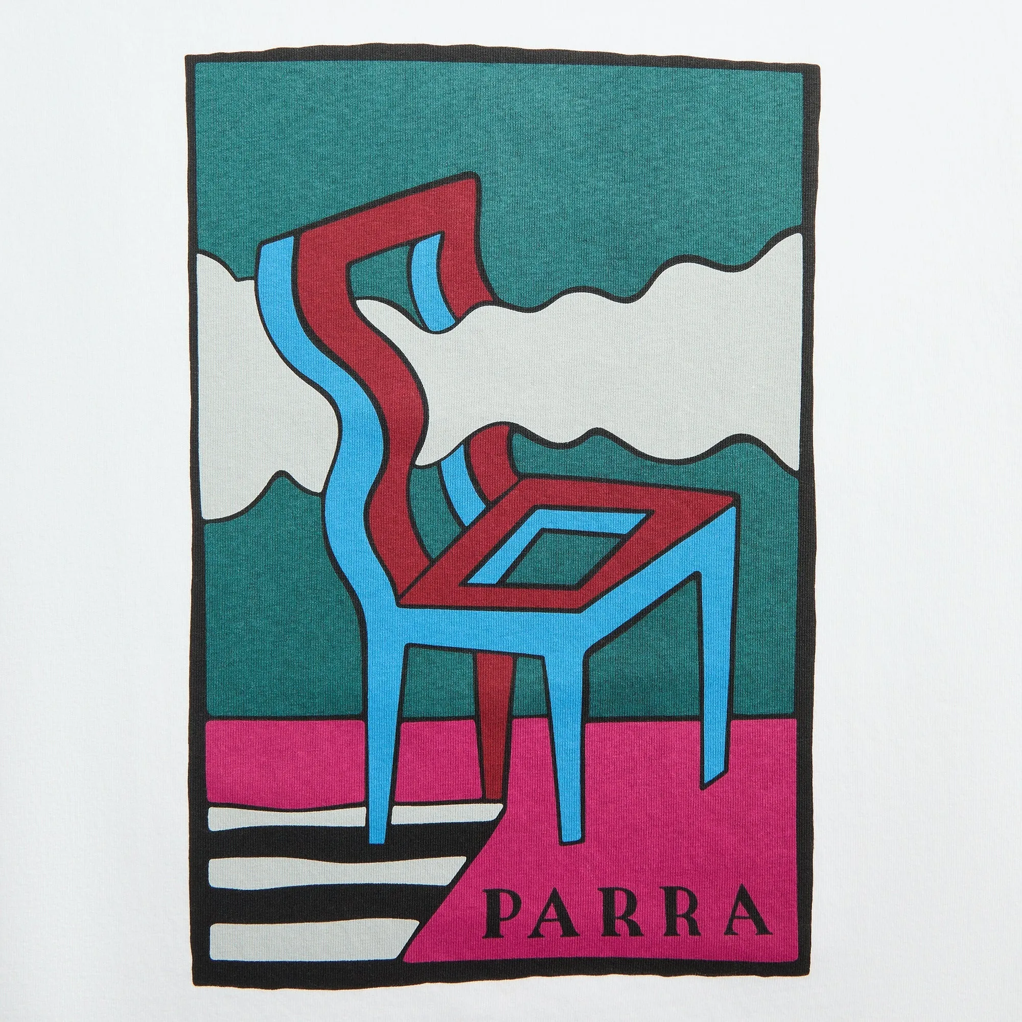 by Parra Smoke Chair Tee - White sold by Kith product image thumbnail 2