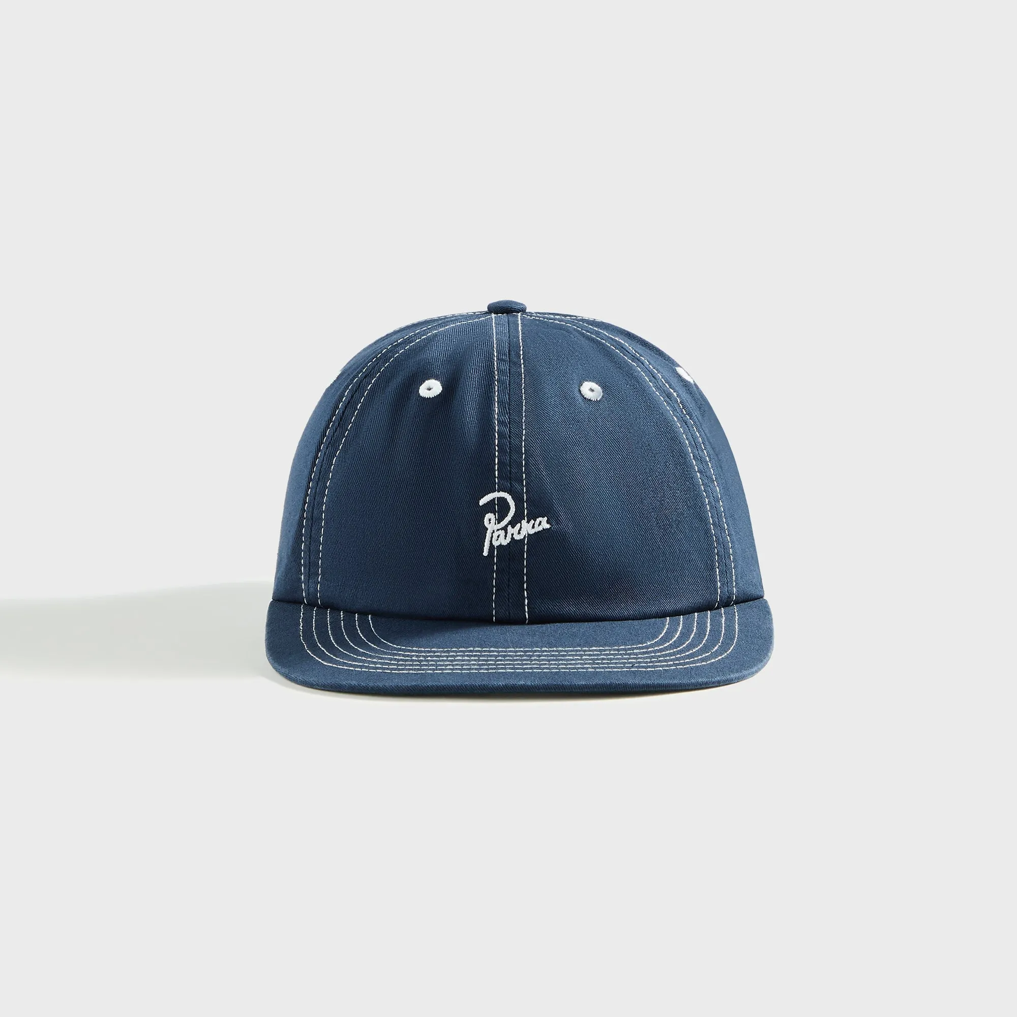 by Parra Signature 6 Panel Cap - Navy Blue sold by Kith