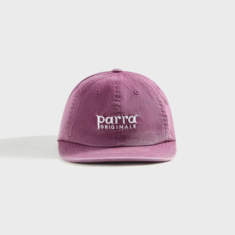 by Parra Originale 6 Panel Cap - Purple sold by Kith