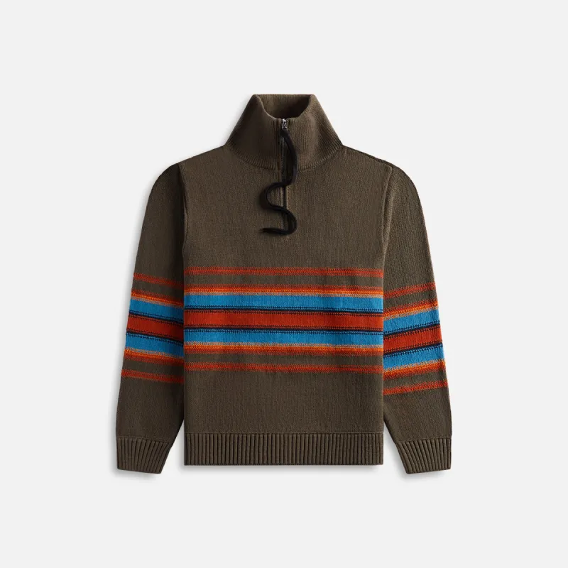 Craig Green Tape Knit Polo - Brown / Multi sold by Kith