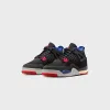 Jordan PS Air Jordan 4 Retro OG Rare Air - Black / Fire Red / Deep Royal Blue /  Dark Smoke Grey / Tech Grey sold by Kith