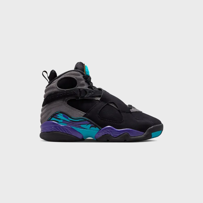 Jordan Air Jordan 8 Retro - Black / Bright Concord / Aqua sold by Kith