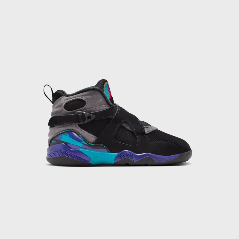 Jordan Air Jordan 8 Retro - Black / Bright Concord / Aqua sold by Kith