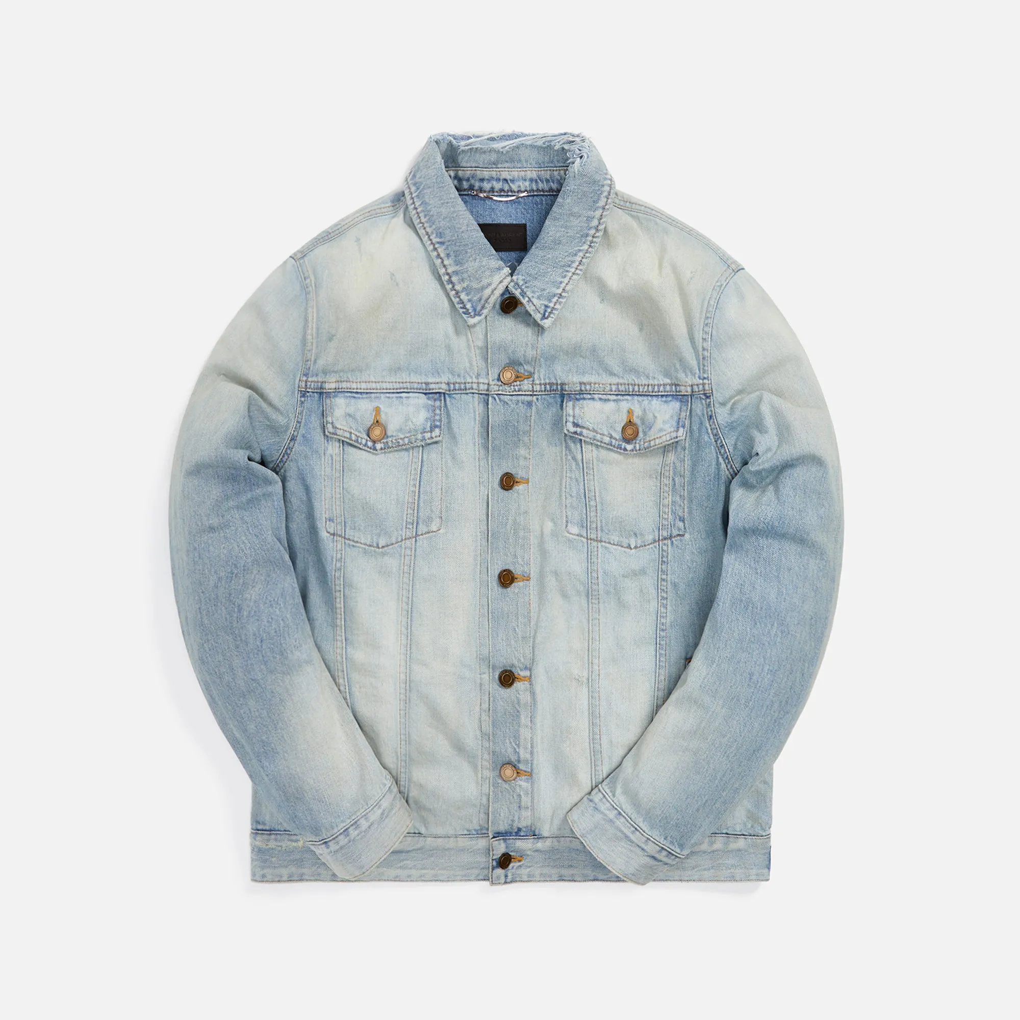 Saint Laurent Classic Denim Jacket - Sky Blue sold by Kith