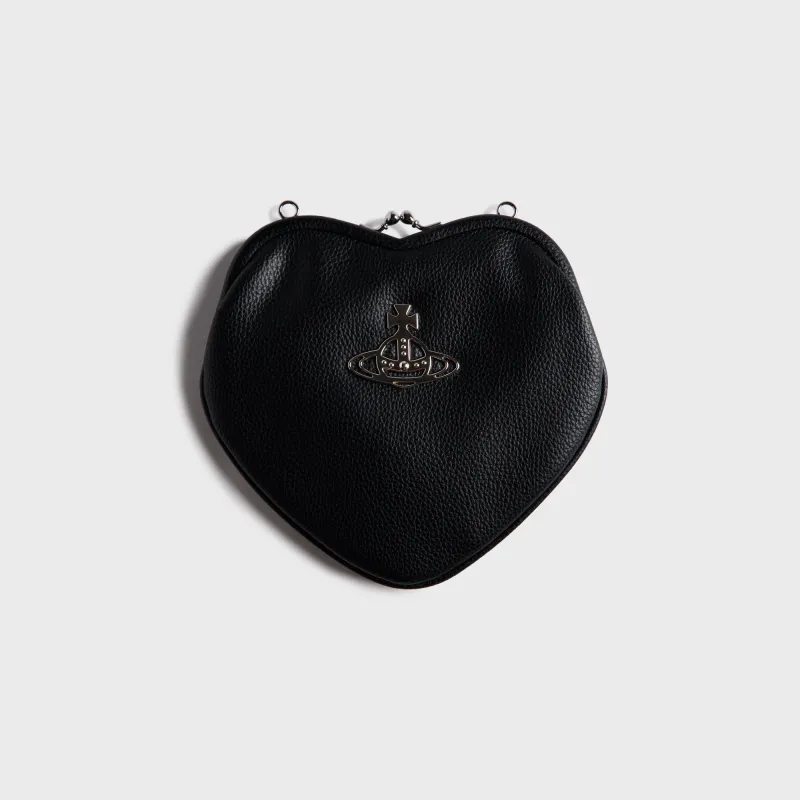 Vivienne Westwood Belle Heart Frame Purse - Black sold by Kith