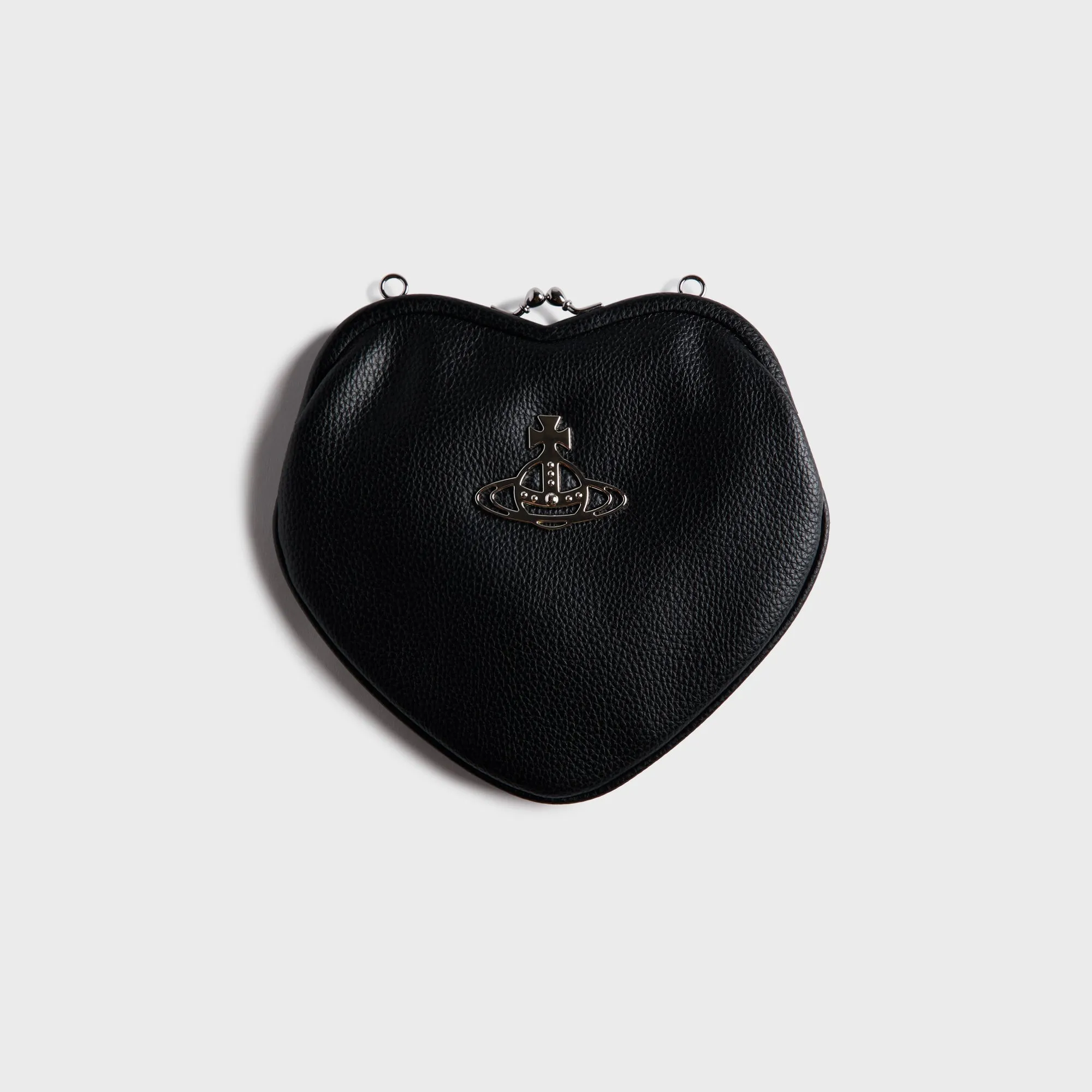 Vivienne Westwood Belle Heart Frame Purse - Black sold by Kith