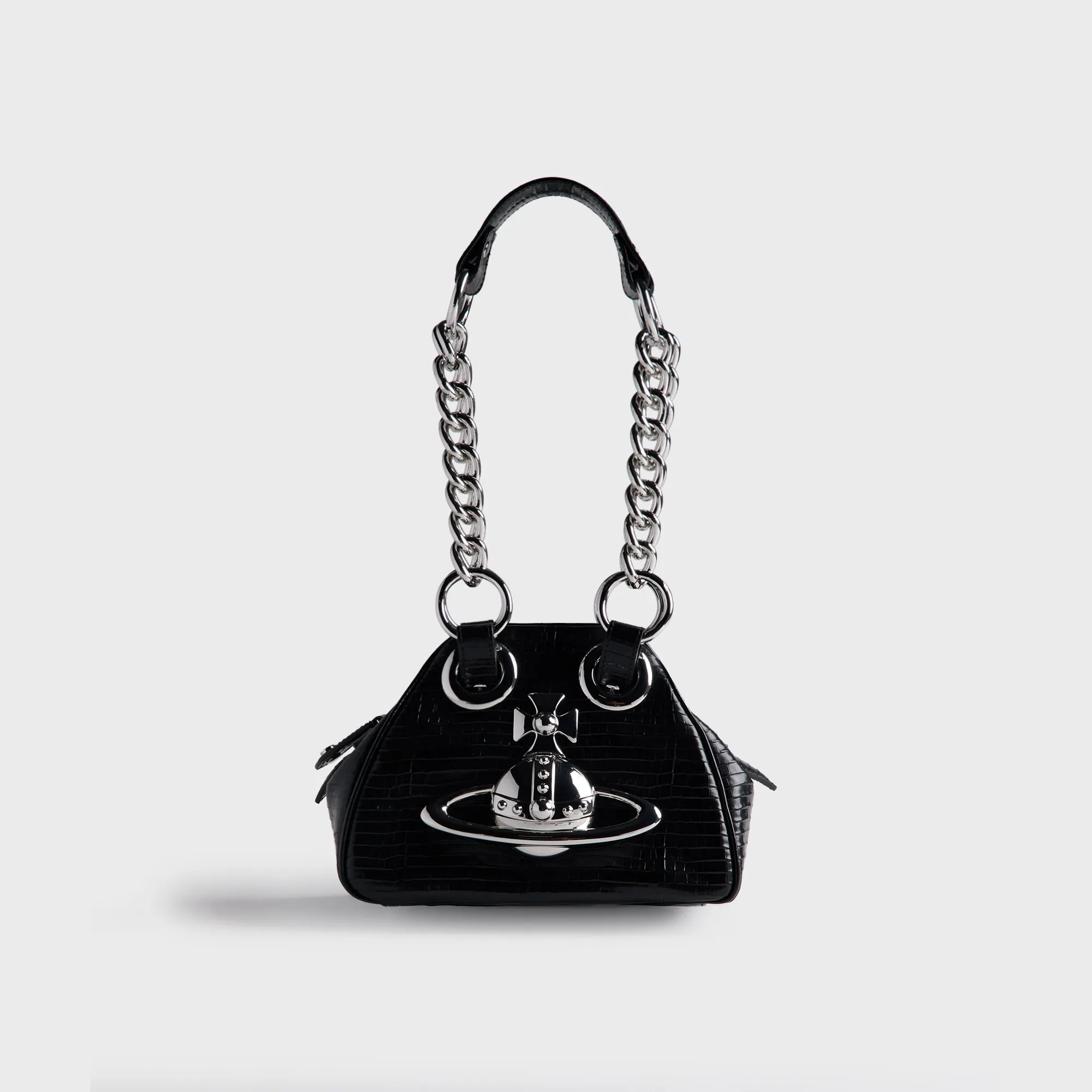 Vivienne Westwood Archive Chain Bag - Black Croc sold by Kith