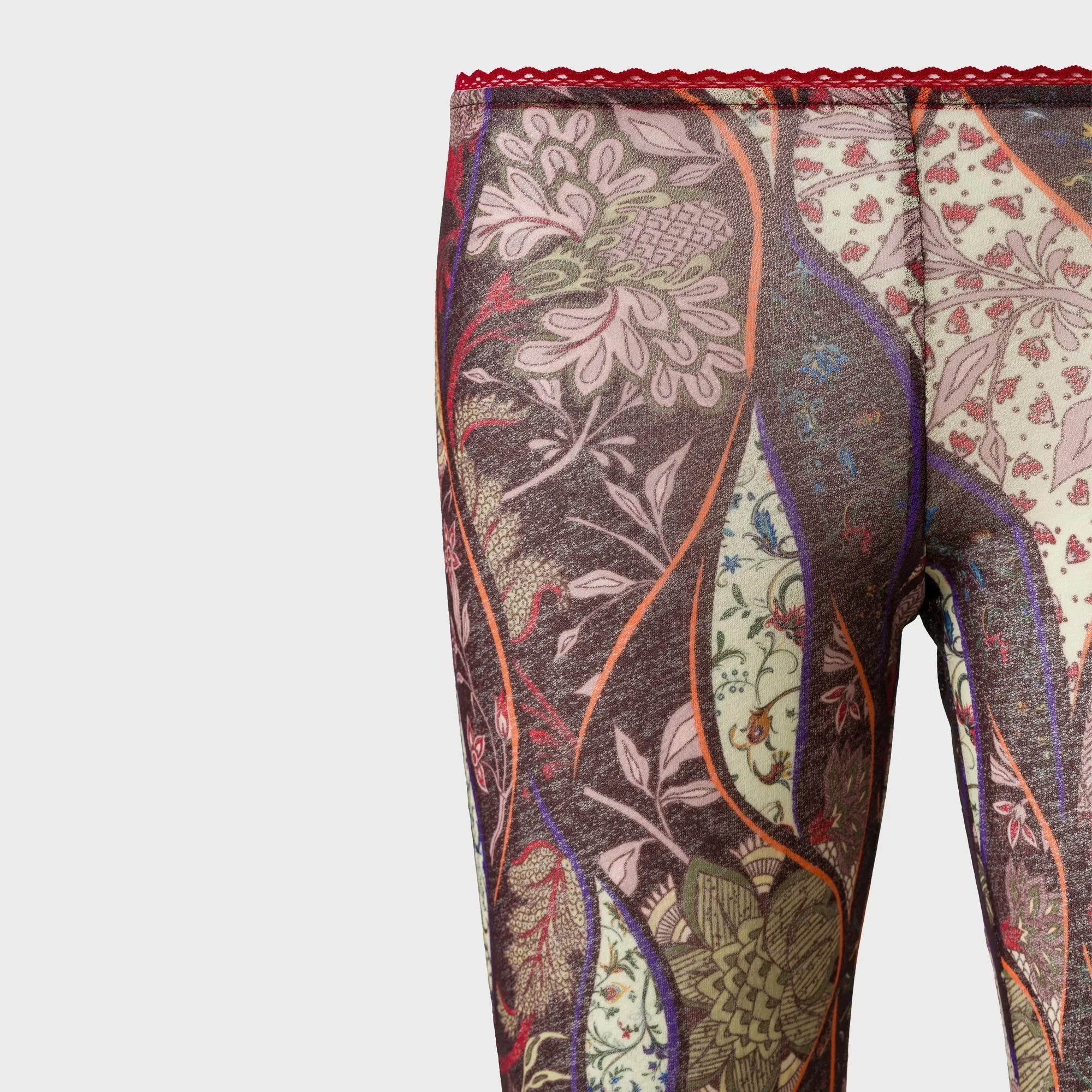 Siedres Printed Mesh Semi-Sheer Flare Pants - Multi sold by Kith product image thumbnail 3