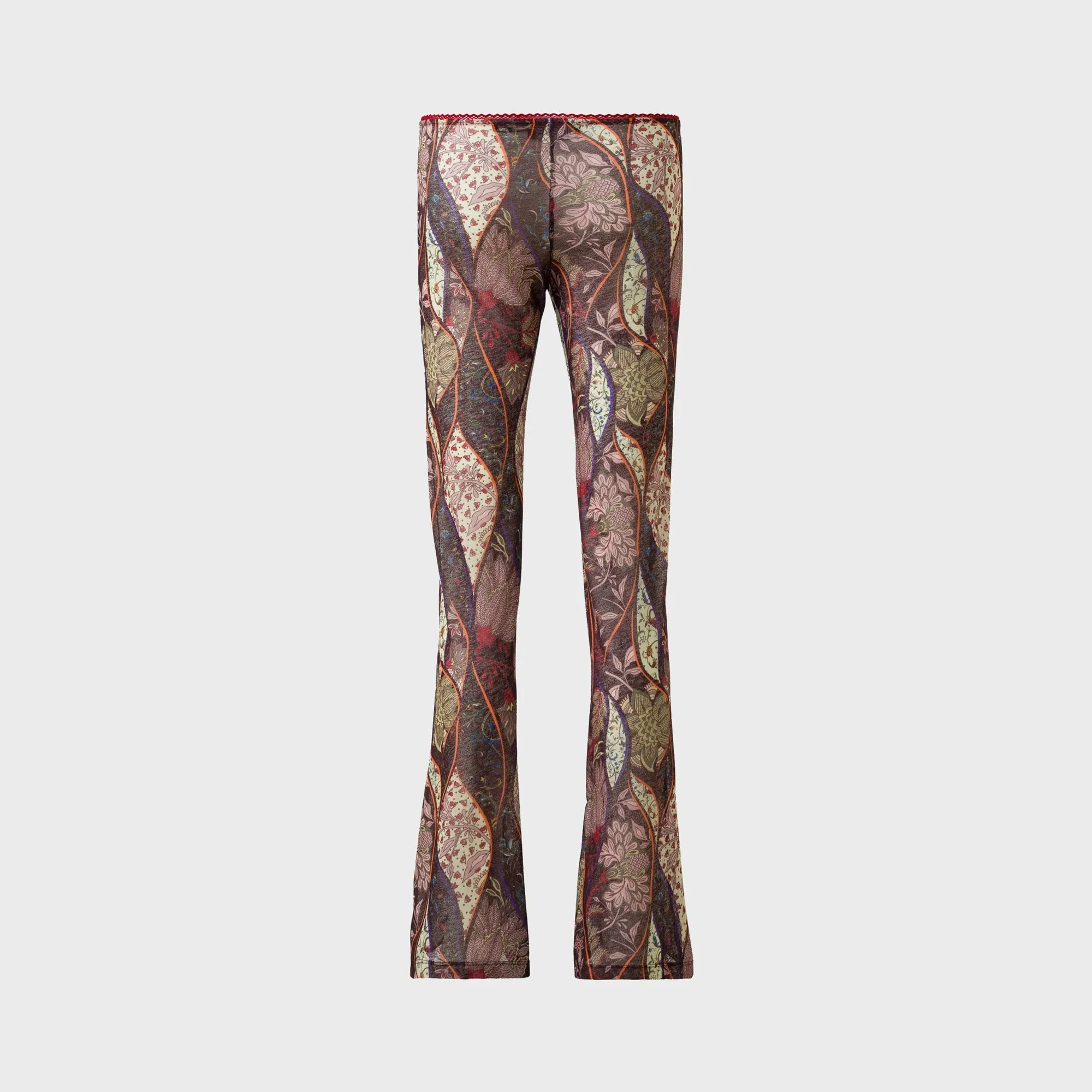 Siedres Printed Mesh Semi-Sheer Flare Pants - Multi sold by Kith product image thumbnail 2