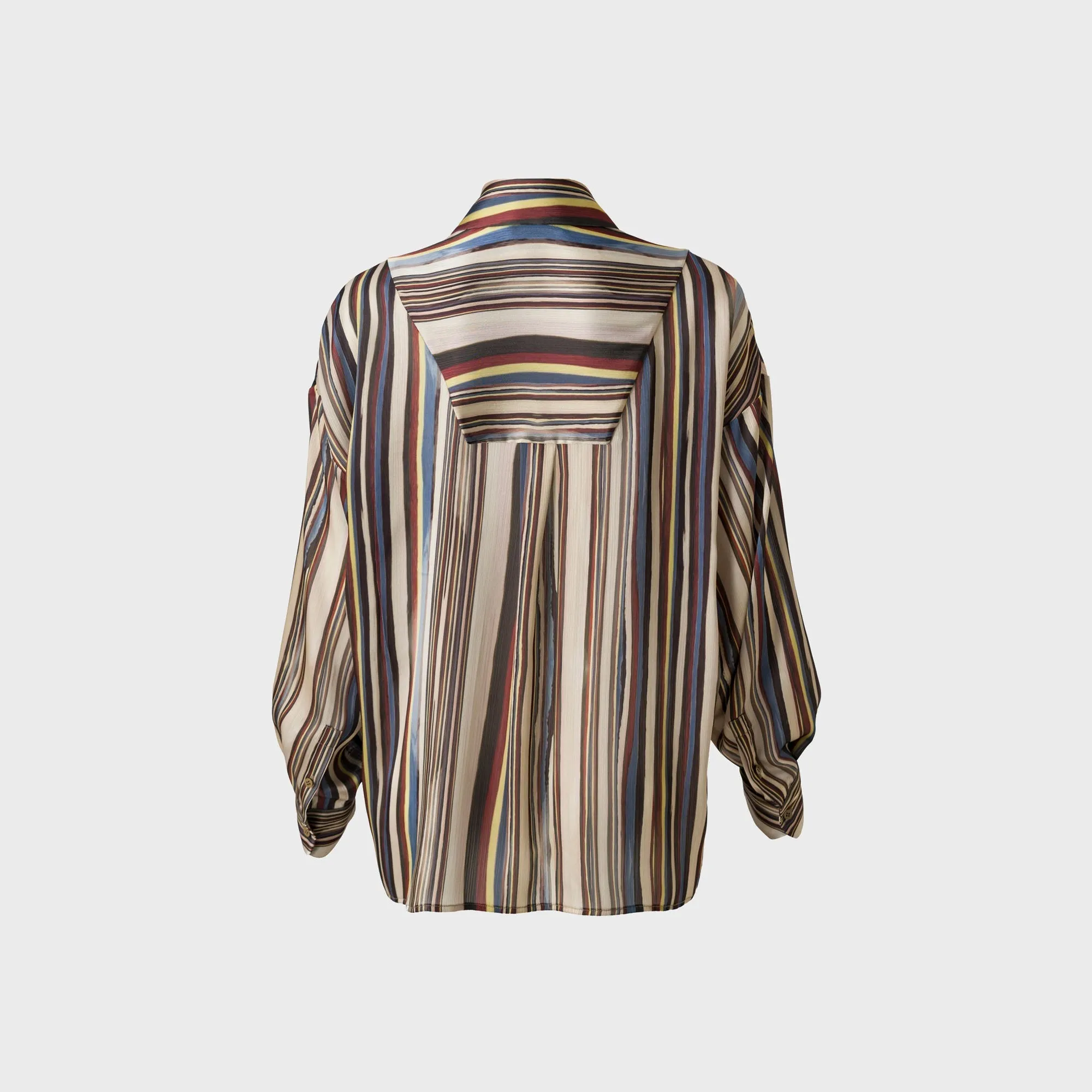 Siedres Oversized Satin Shirt with Front Pockets - Multi sold by Kith product image thumbnail 2