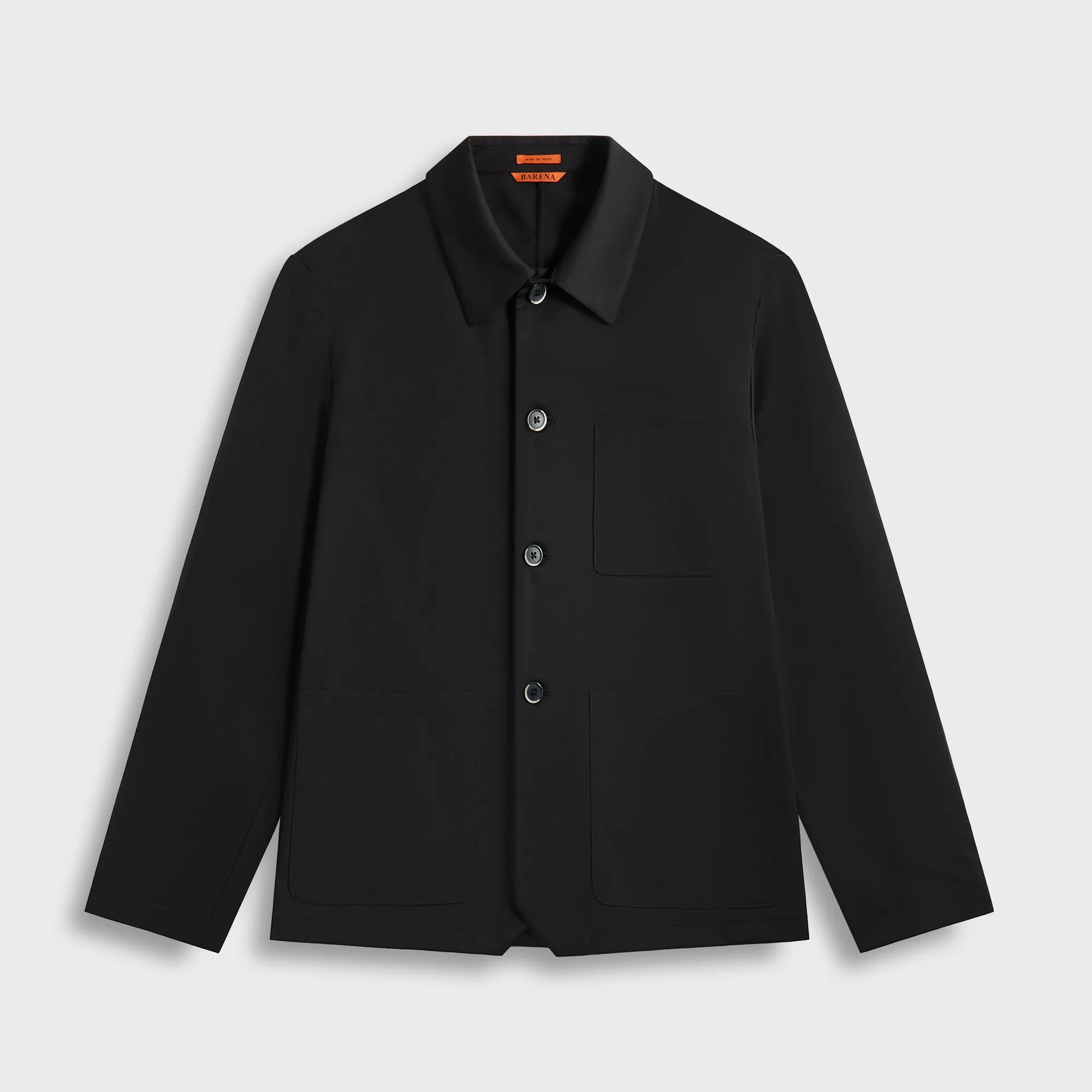Barena Overshirt Visal Novento - Nero sold by Kith