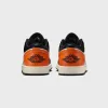 Nike Air Jordan 1 Low - Black / Starfish / White / Sail sold by Kith