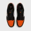 Nike Air Jordan 1 Low - Black / Starfish / White / Sail sold by Kith