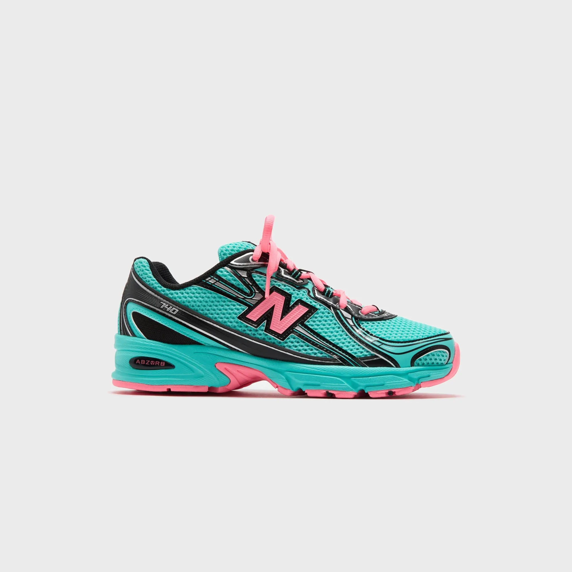 New Balance 740 - Cyber Jade / Black / Pink sold by Kith