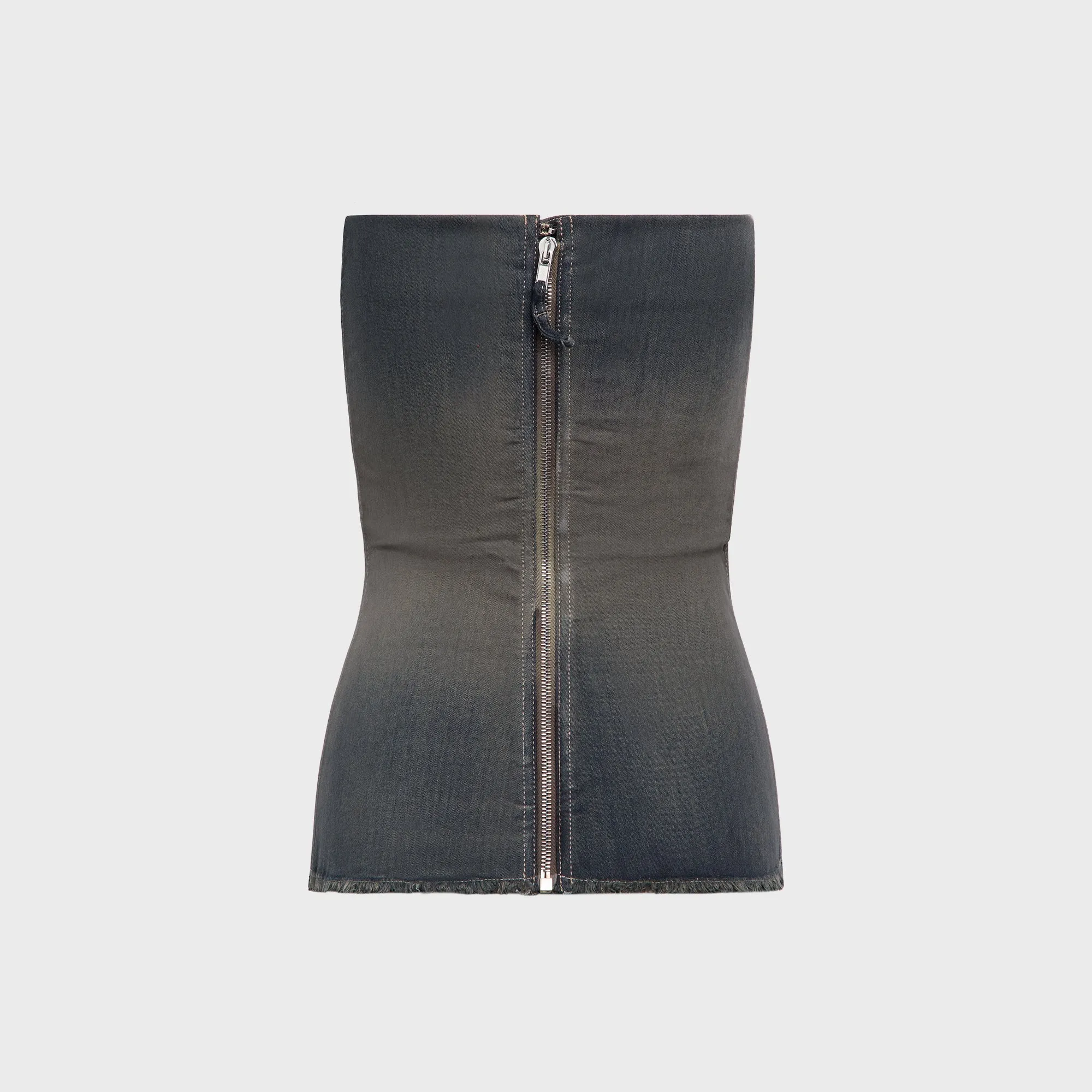 Rick Owens Denim Bustier Top - Darkdust Degrade sold by Kith product image thumbnail 2