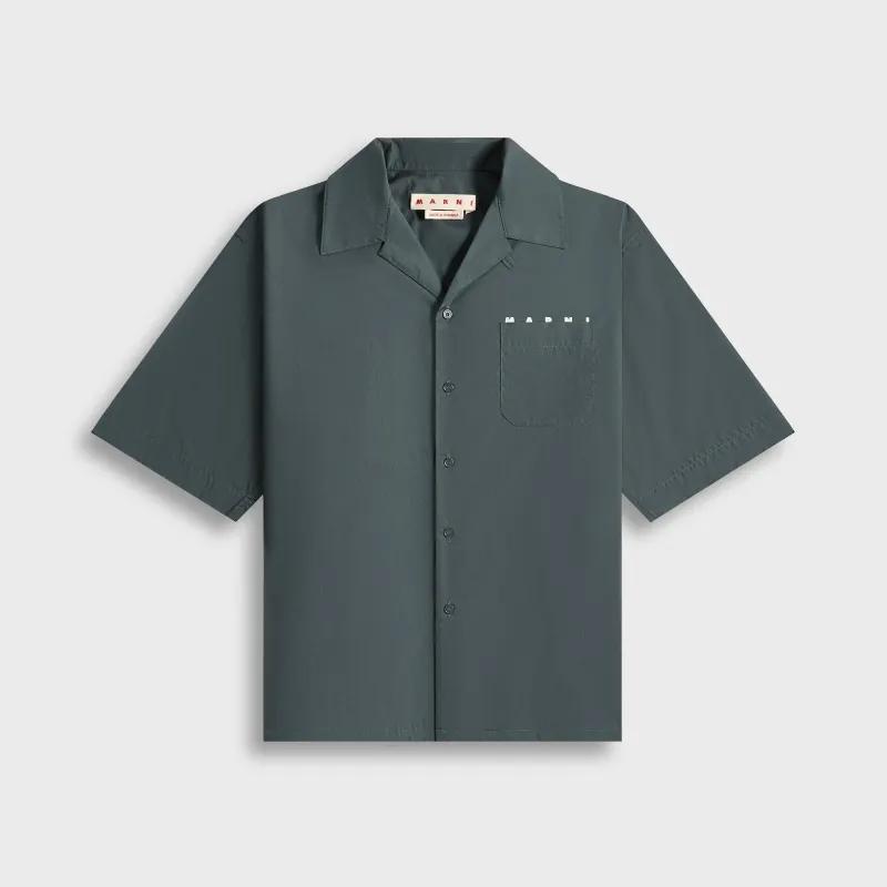 Marni Bowling Shirt - Dark Ash made by Marni