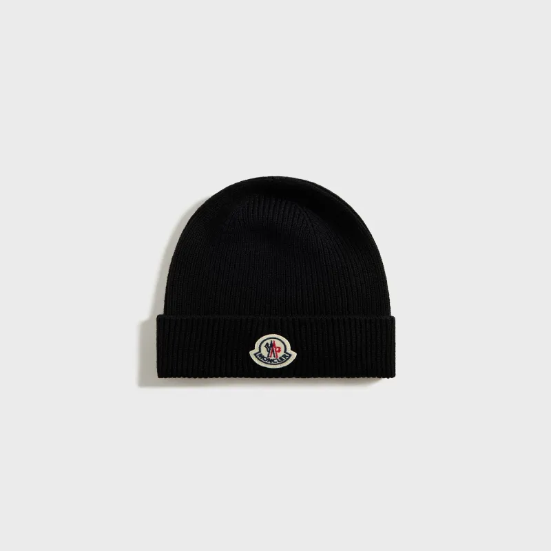 Moncler Beanie - Black sold by Kith