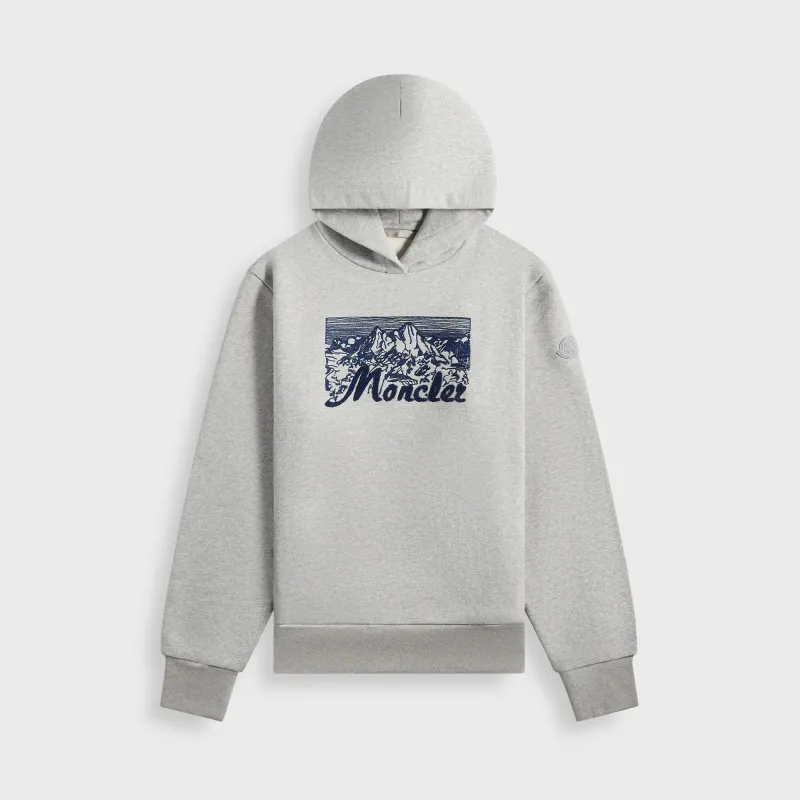 Moncler Hoodie Sweater - Grey sold by Kith