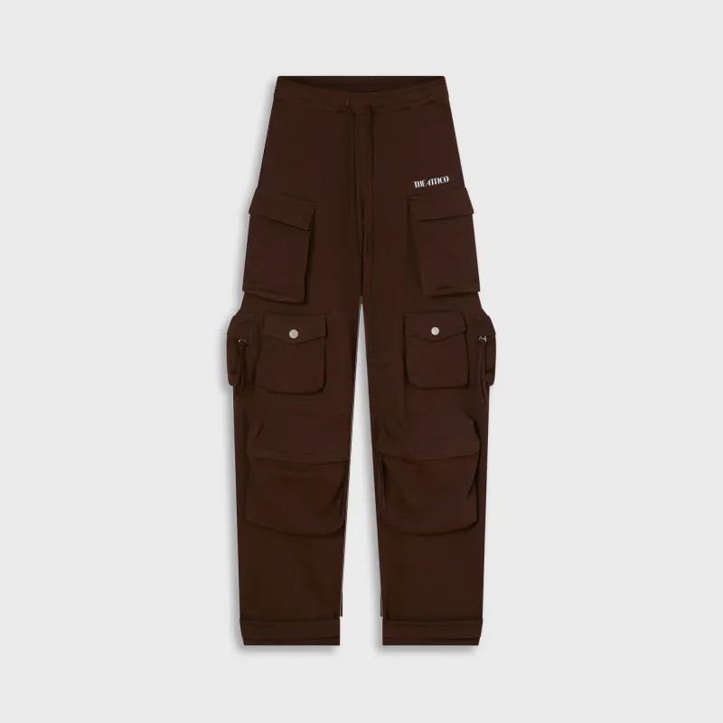 The Attico Long Pant - Dark Brown sold by Kith