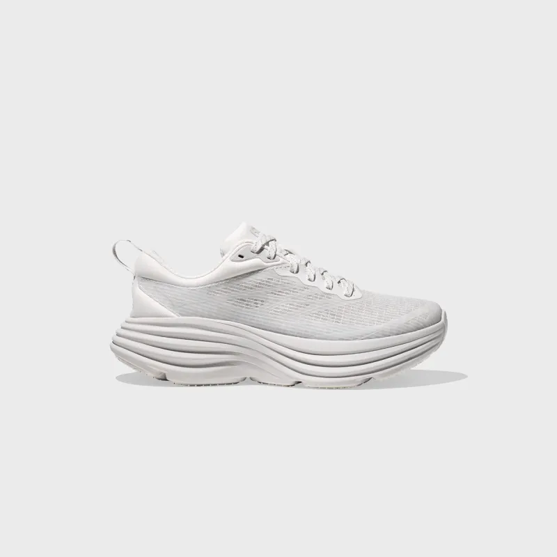HOKA Bondi 8 Ts - Caged White / Cosmic Grey sold by Kith