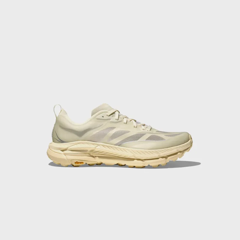 HOKA Mafate Speed 4 Lite - Truffle Salt / Vintage Yellow sold by Kith