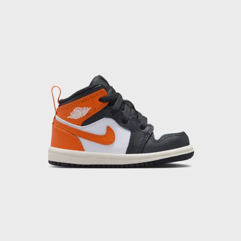 Jordan TD Air Jordan 1 Mid - Starfish / Black / White / Sail sold by Kith