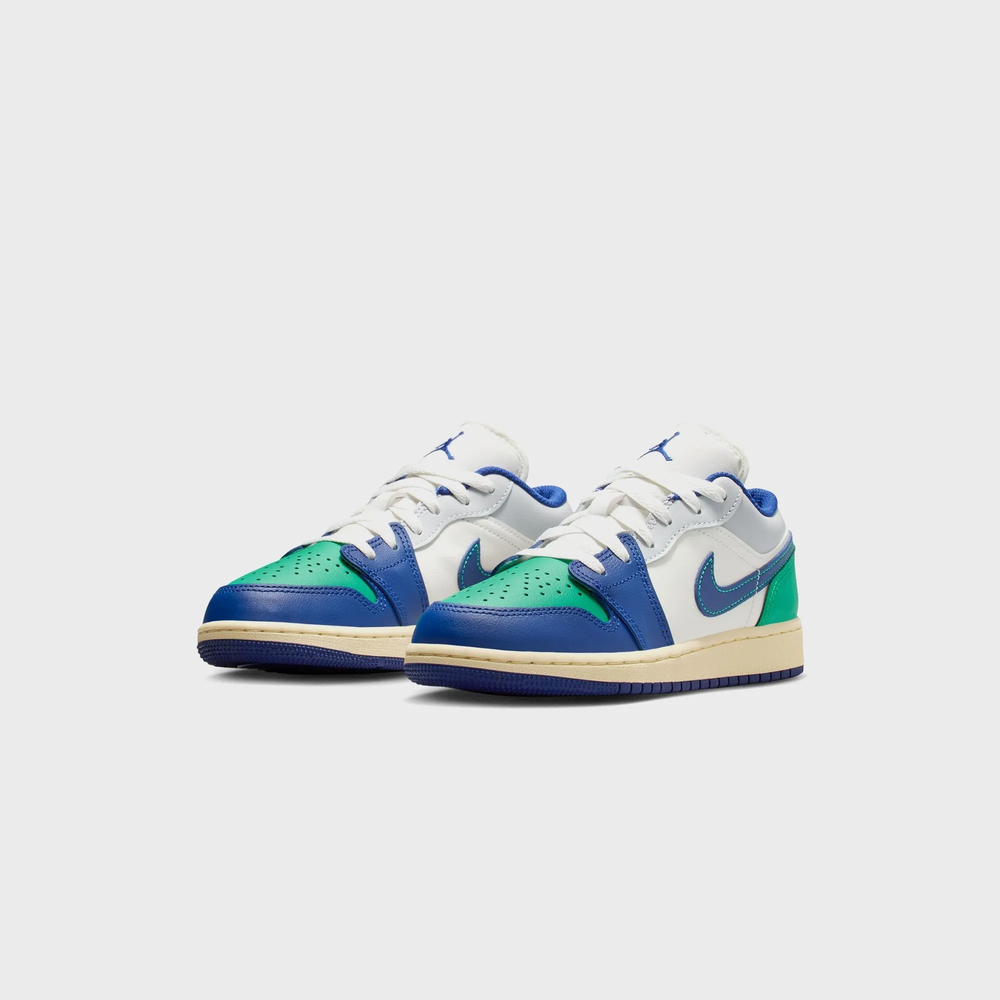 Jordan GS Air Jordan 1 Low - Sail / Deep Royal Blue / Stadium Green sold by Kith product image thumbnail 2