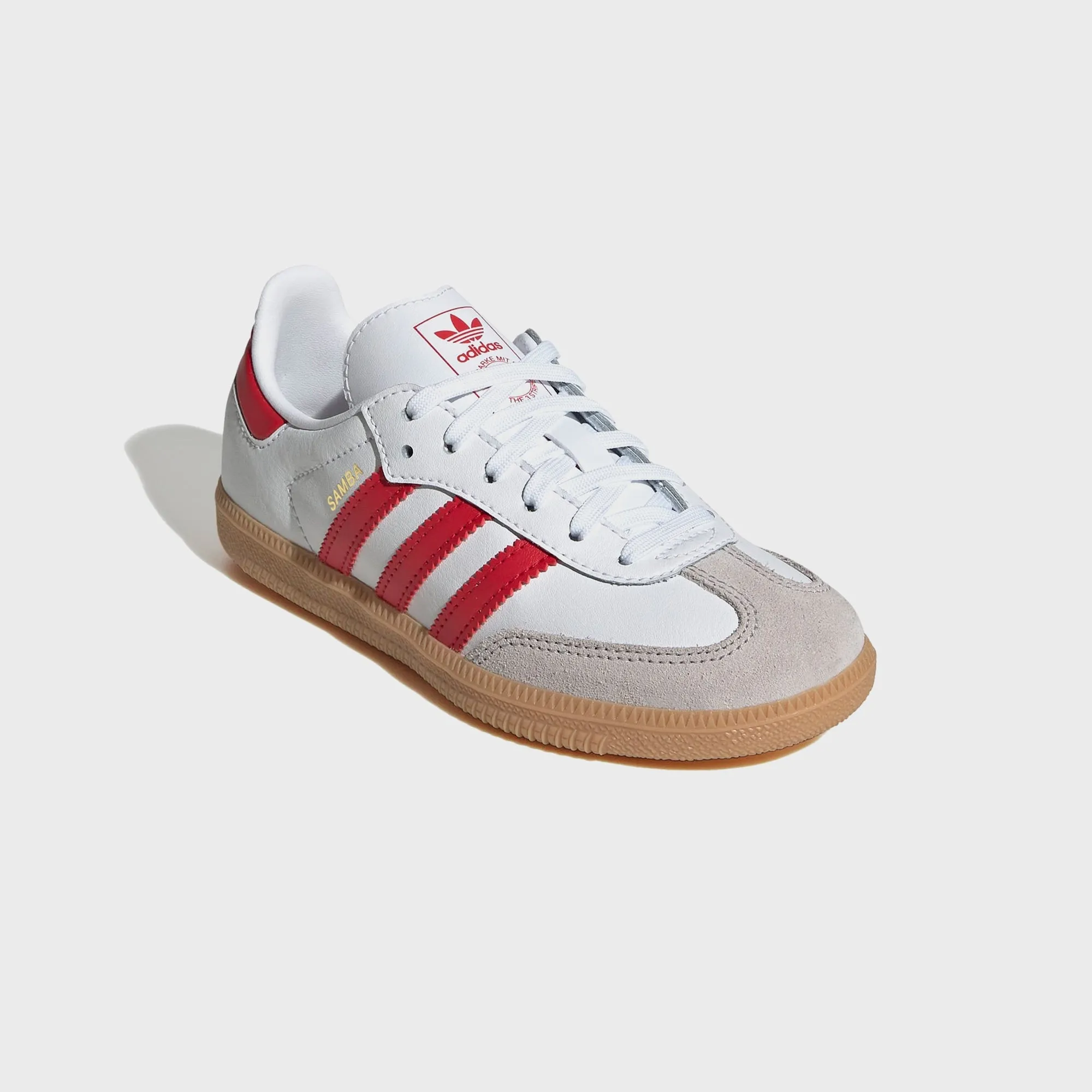 adidas PS Samba OG - White / Better Scarlet / Gum 3 sold by Kith product image thumbnail 2