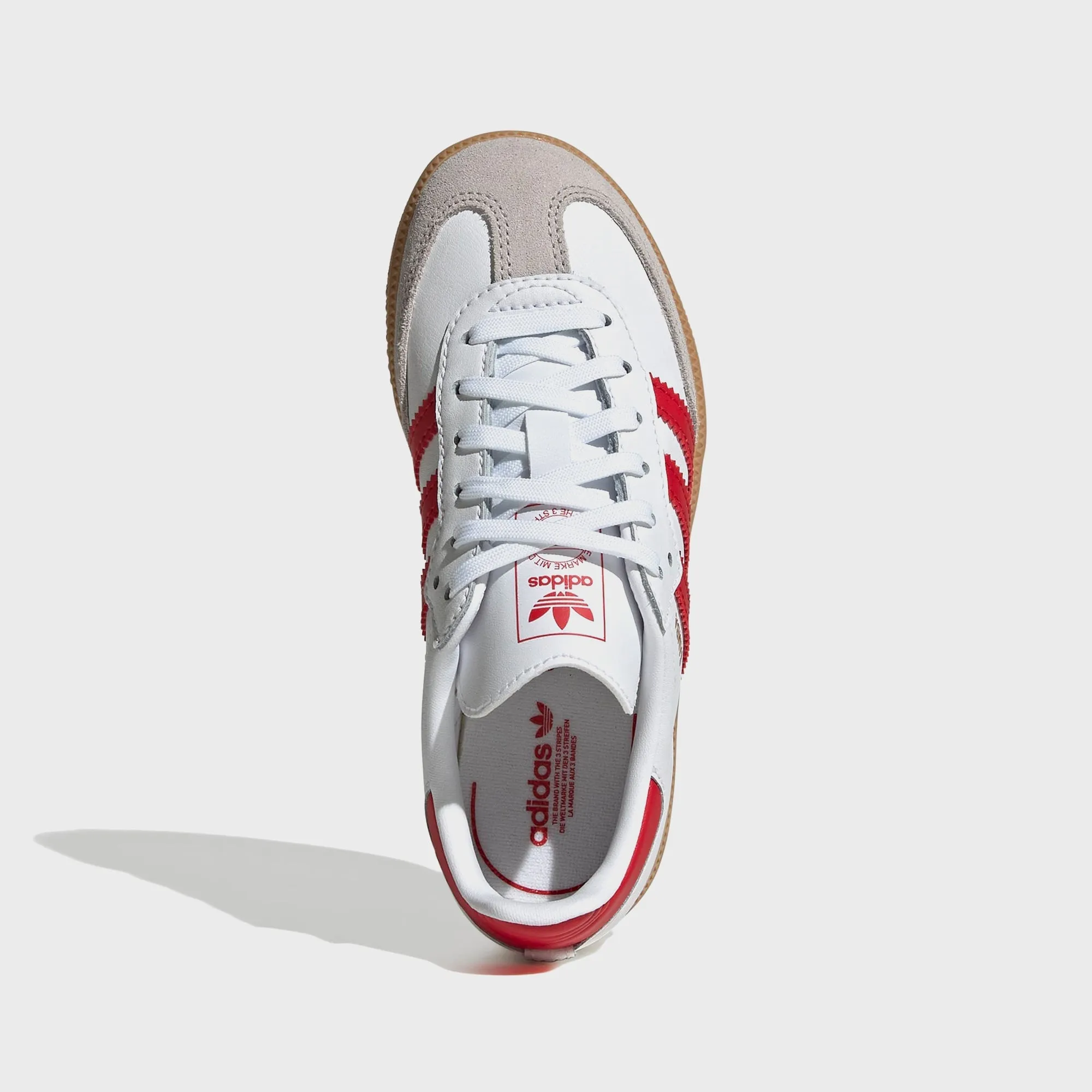 adidas PS Samba OG - White / Better Scarlet / Gum 3 sold by Kith product image thumbnail 4