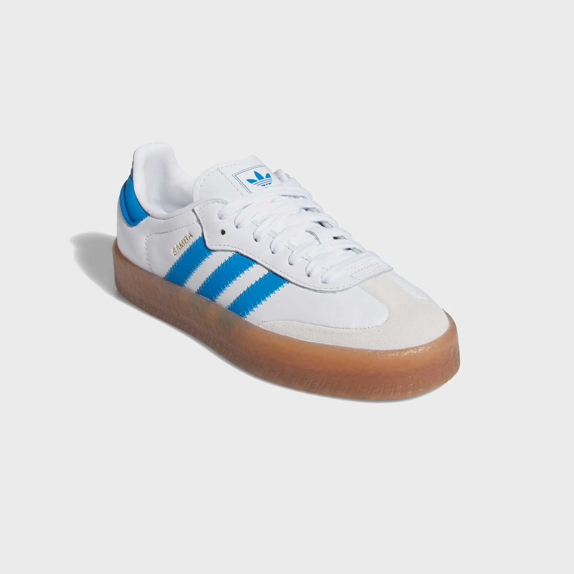 adidas Junior Sambae - White / Bright Blue / Gold Metallic sold by Kith product image thumbnail 2