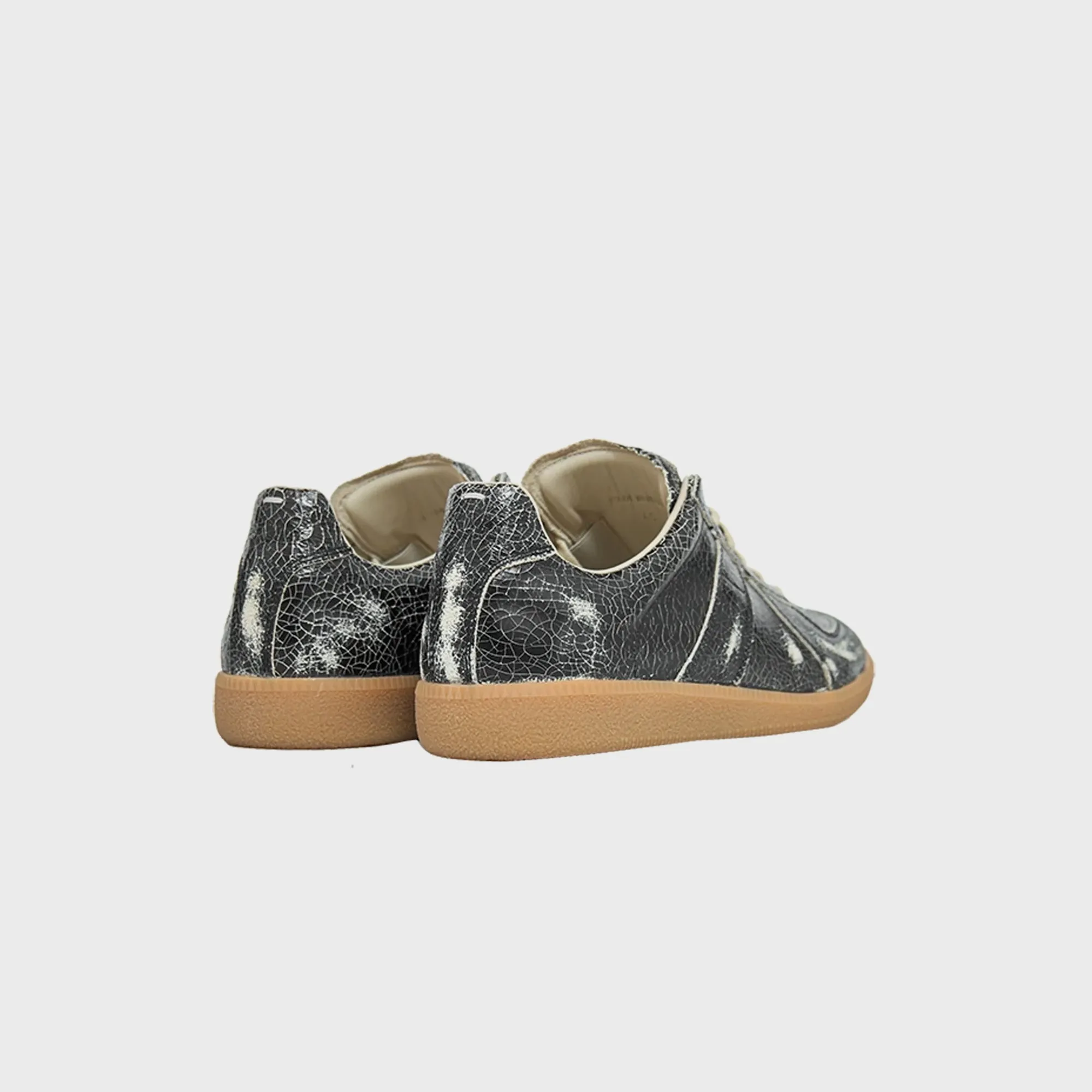 Maison Margiela Replica Sneaker - Crack Leather / Black / White sold by Kith product image thumbnail 3