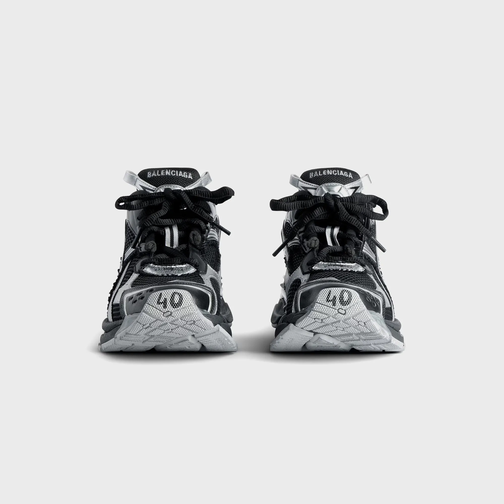Balenciaga Runner - Black / Silver sold by Kith product image thumbnail 3