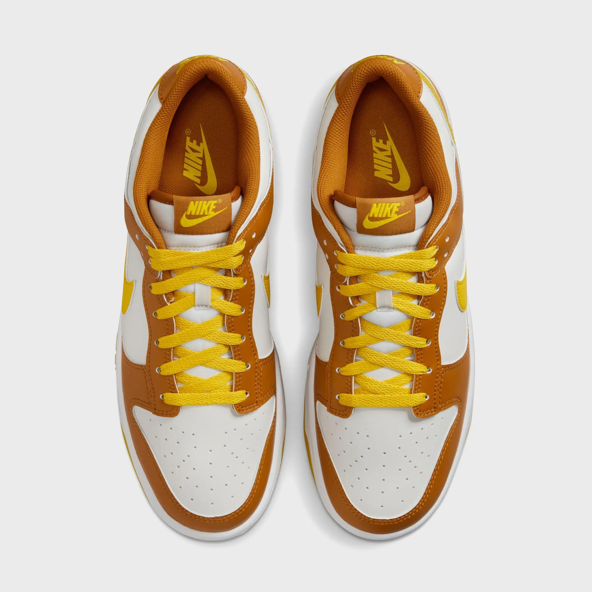 Nike Dunk Low Retro - Summit White / Bright Citron / Desert Ochre sold by Kith product image thumbnail 4