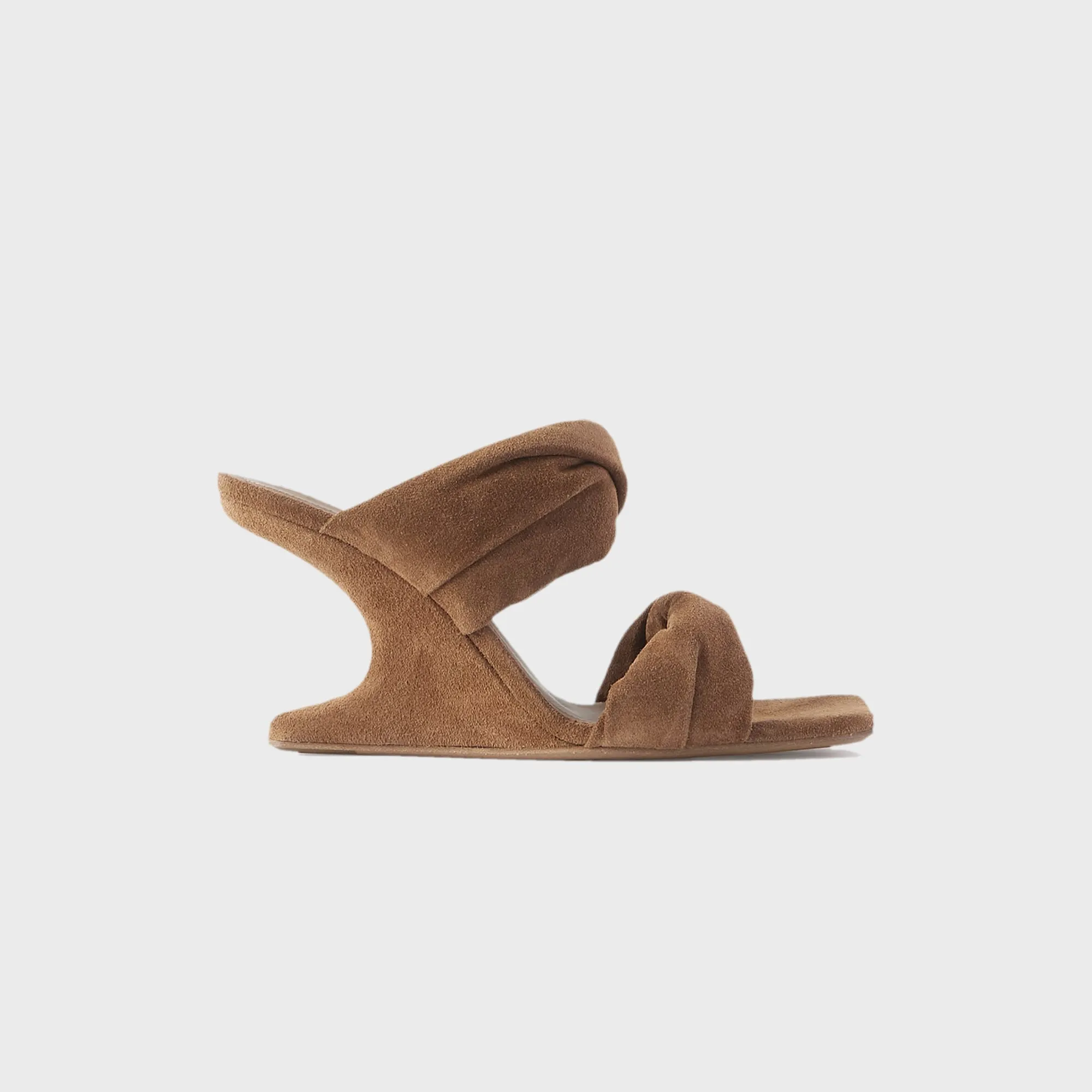 Rick Owens Twisted Cantilever - Chestnut sold by Kith