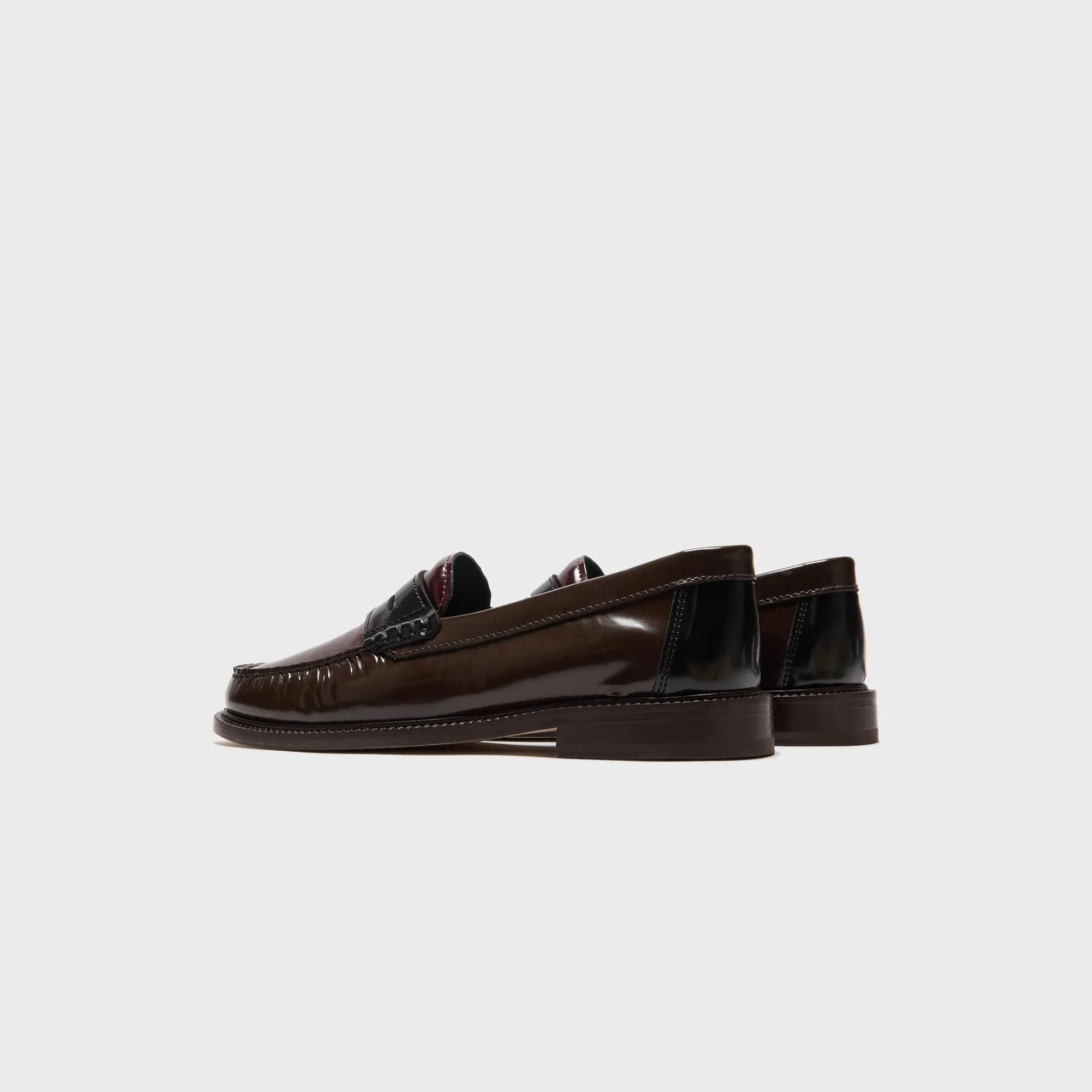 VINNY's Yardee Mocassin Loafer - Brown / Burgundy / Blue Polido Leather sold by Kith product image thumbnail 4