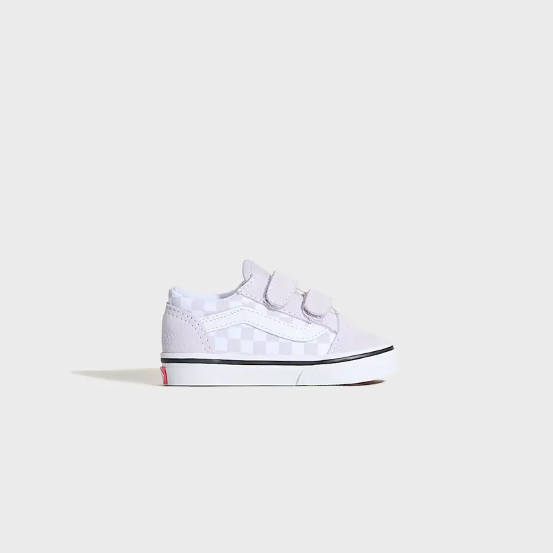 VANS TD Old Skool Color Theory Checkerboard - Lilac Mist sold by Kith