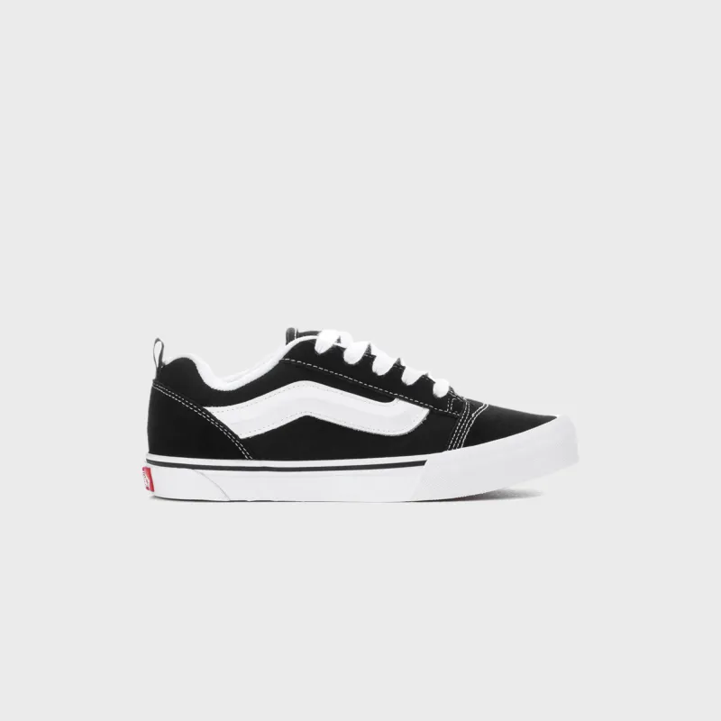 VANS Junior Knu Skool - Black / True White sold by Kith