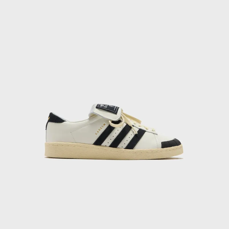 adidas x Willy Chavarria Jabbar Low - Off White / Core Black / Warm Vanilla sold by Kith