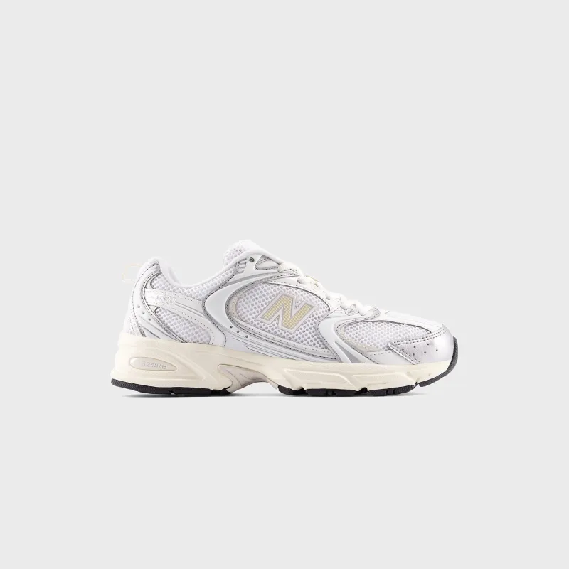 New Balance 530 - Silver Metallic / Linen sold by Kith