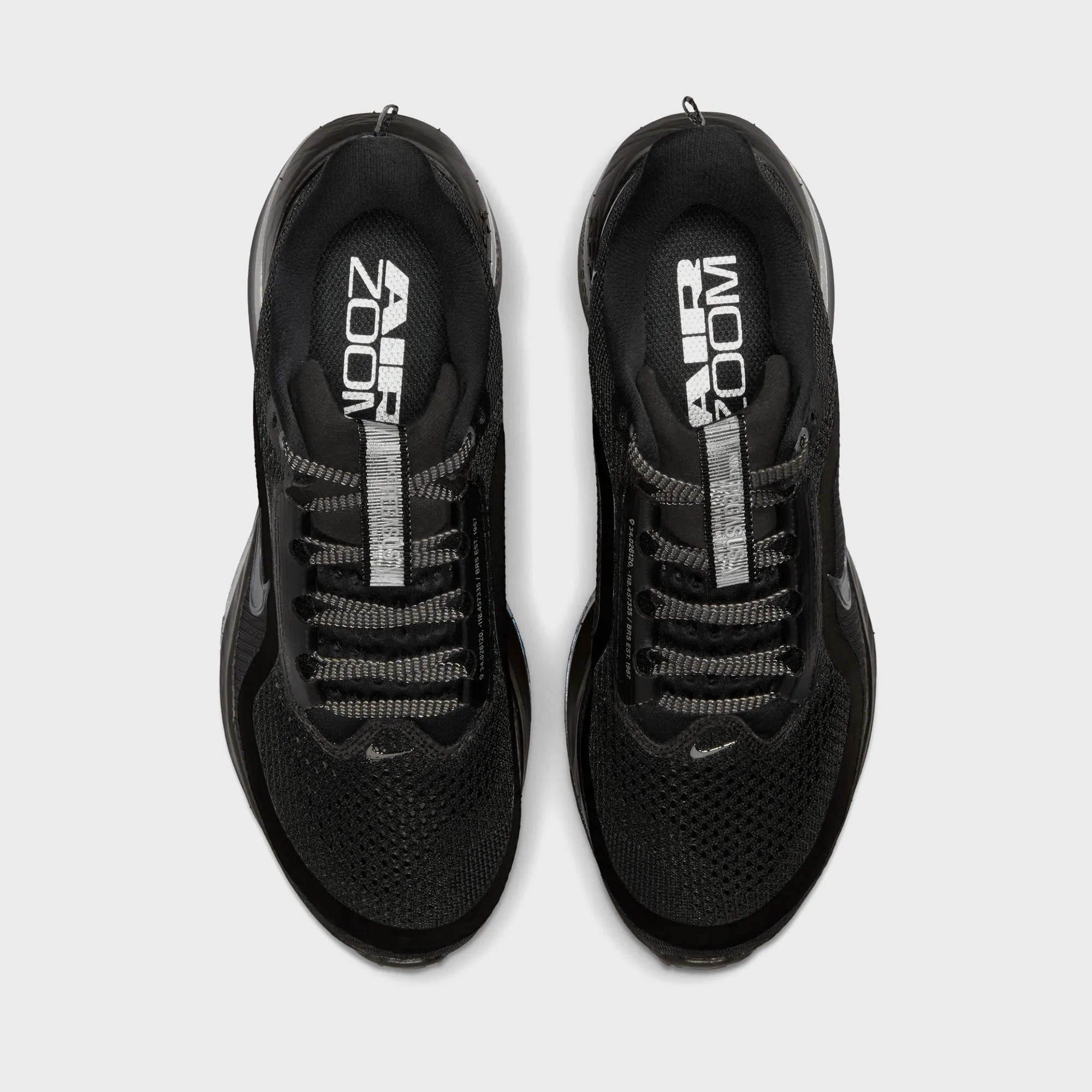 Nike WMNS Pegasus PRM - Black / Black / Metallic Silver sold by Kith product image thumbnail 4