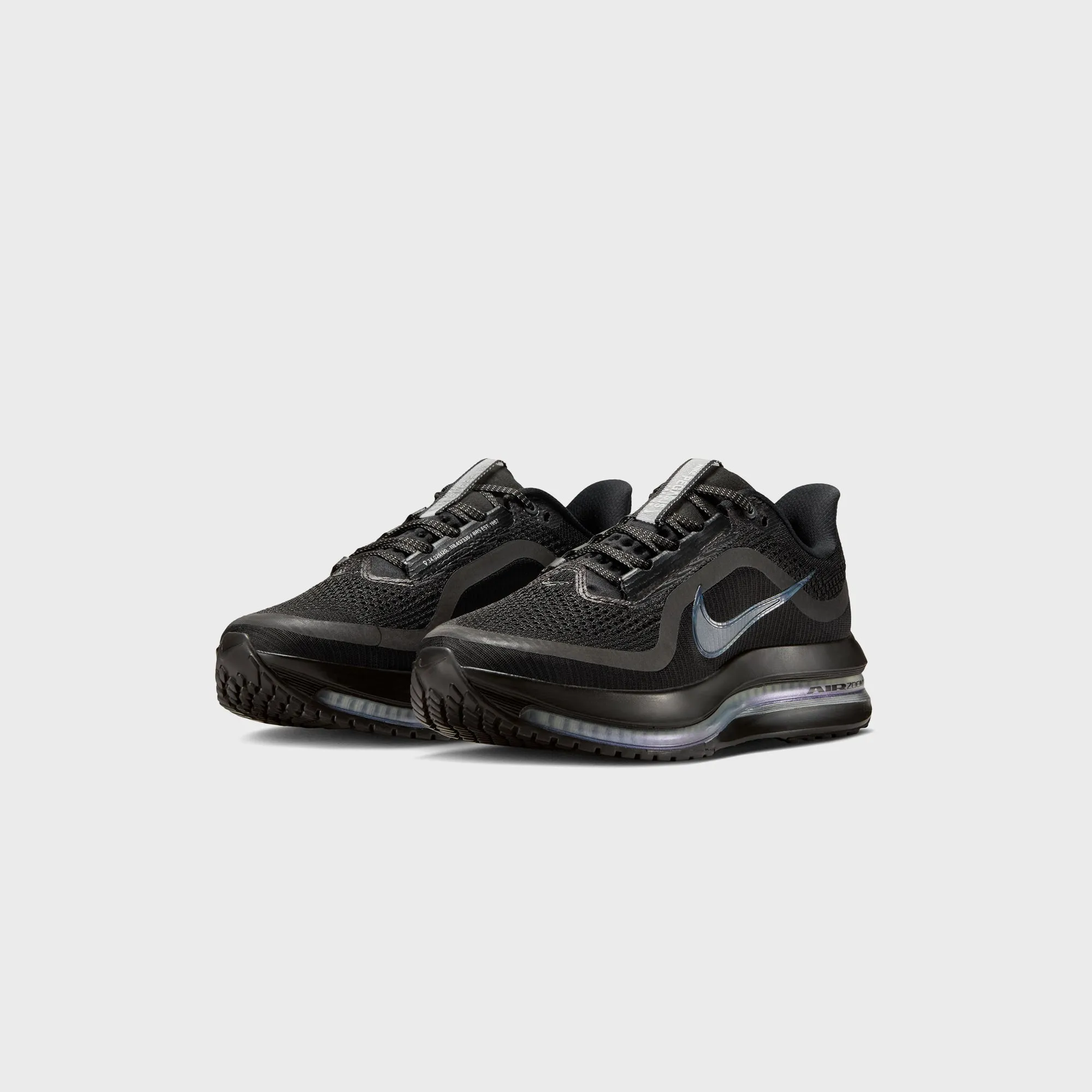 Nike WMNS Pegasus PRM - Black / Black / Metallic Silver sold by Kith product image thumbnail 2